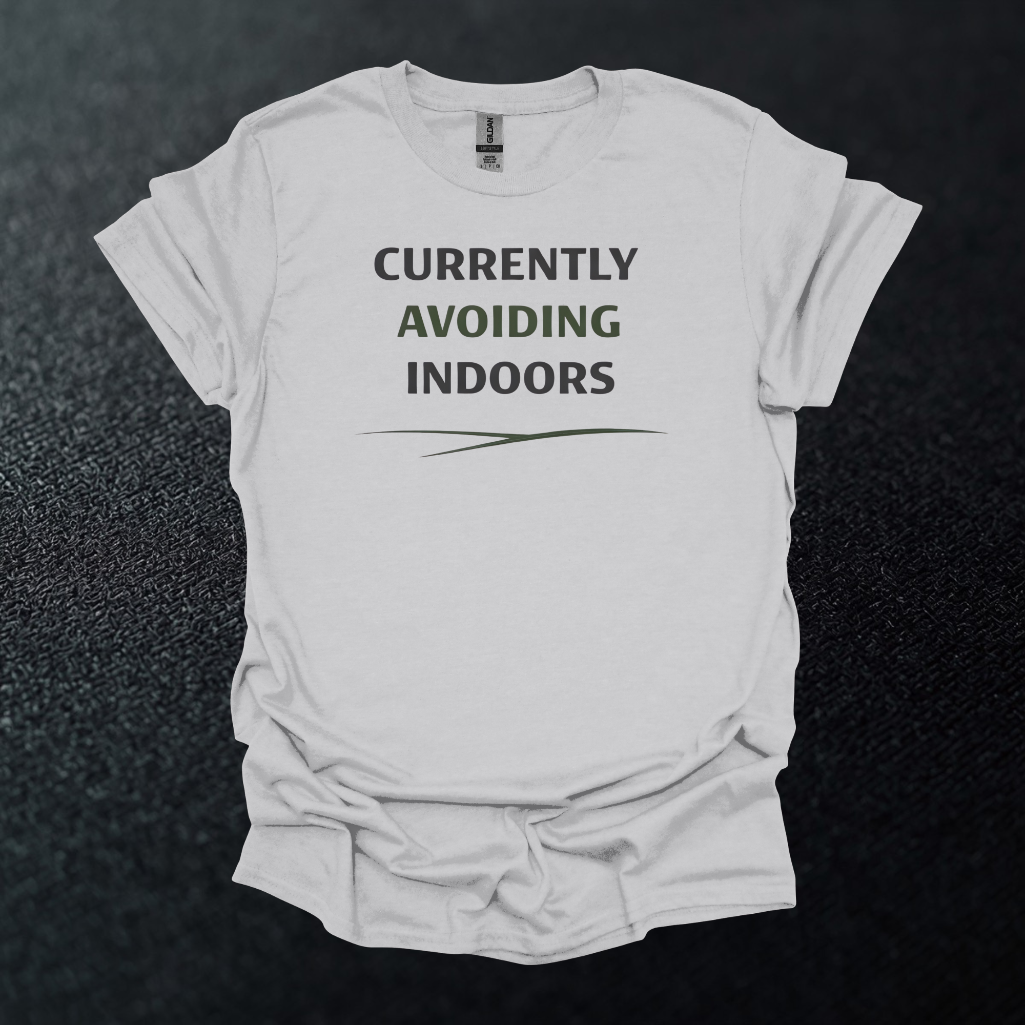 Currently Avoiding Indoors Graphic T-Shirt