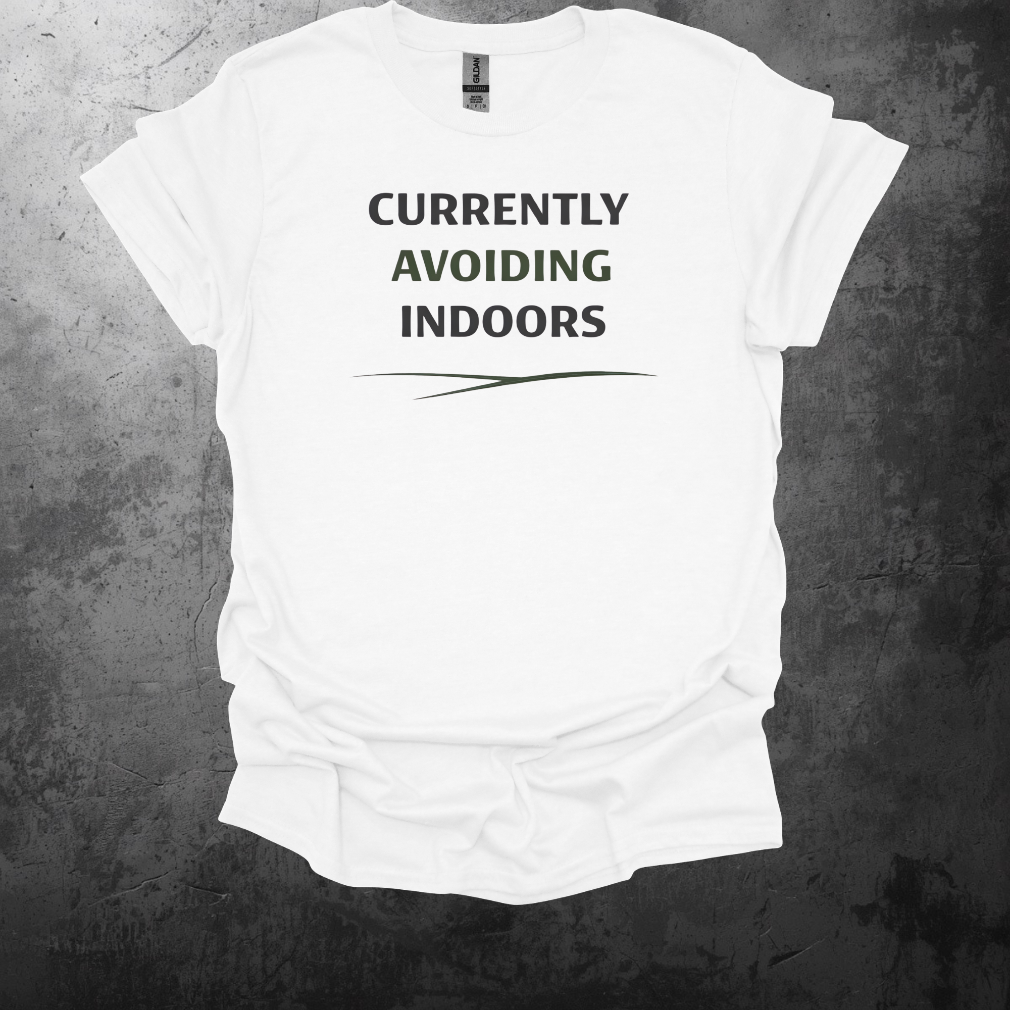Currently Avoiding Indoors Graphic T-Shirt