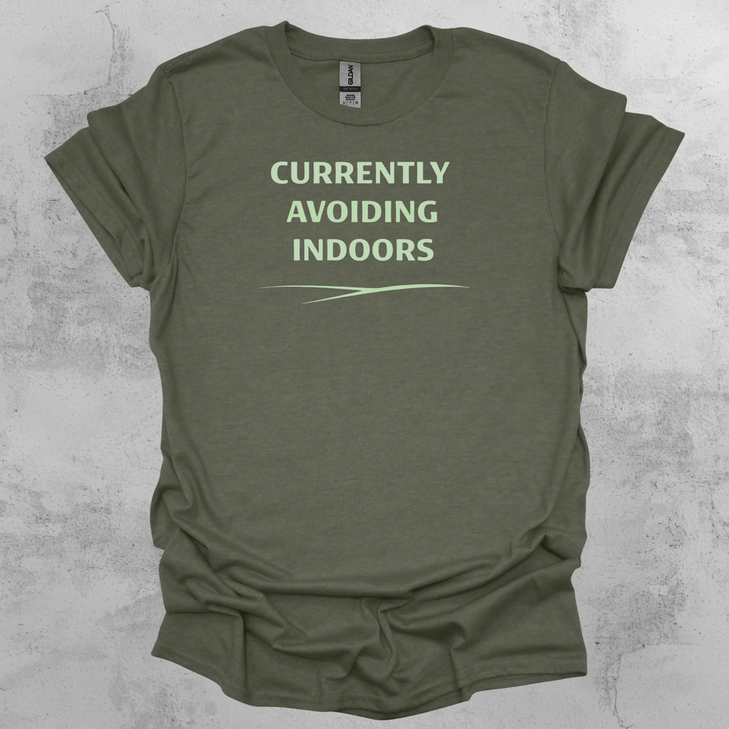 Currently Avoiding Indoors Graphic T-Shirt