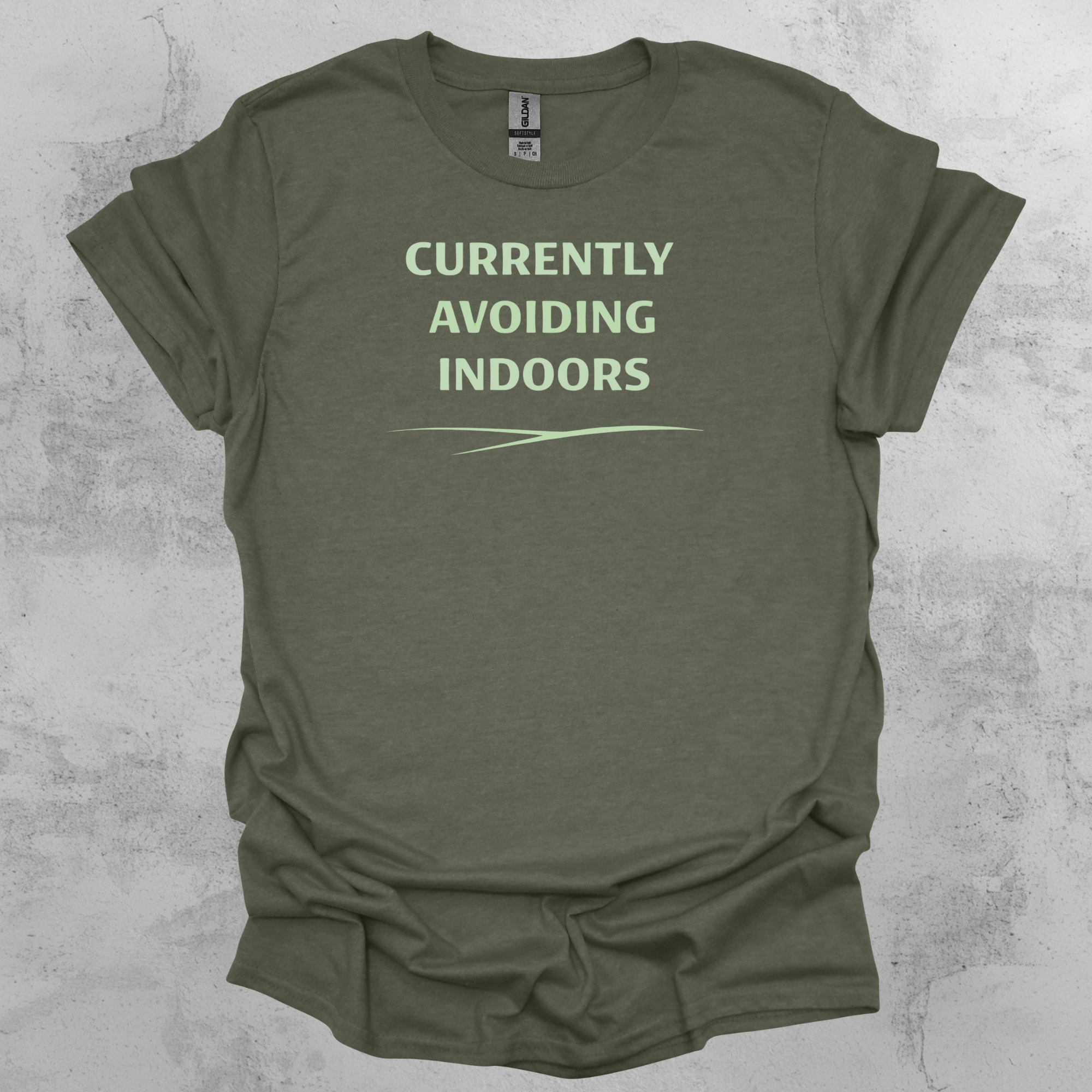 Currently Avoiding Indoors Graphic T-Shirt