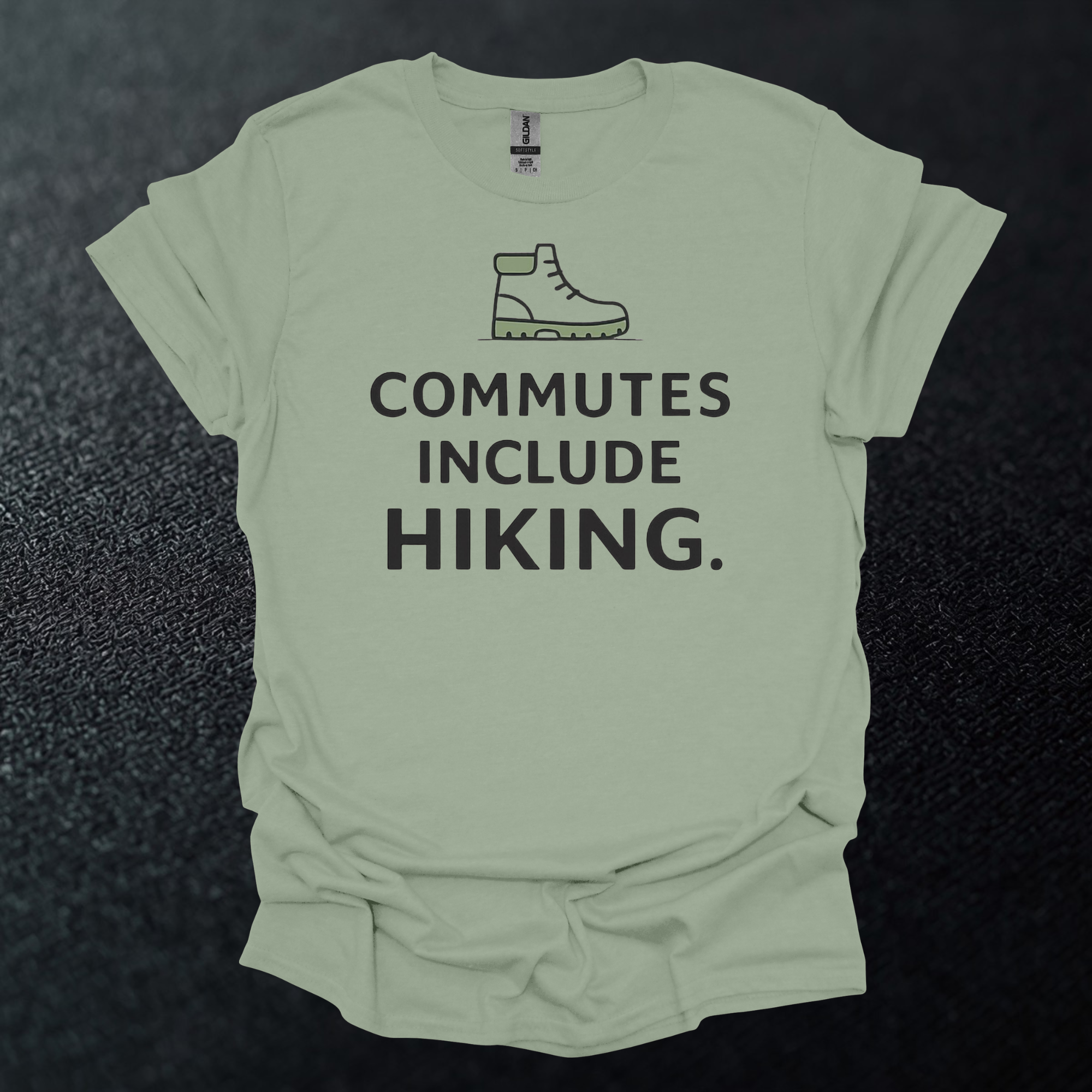 Commutes Include Hiking Graphic T-Shirt