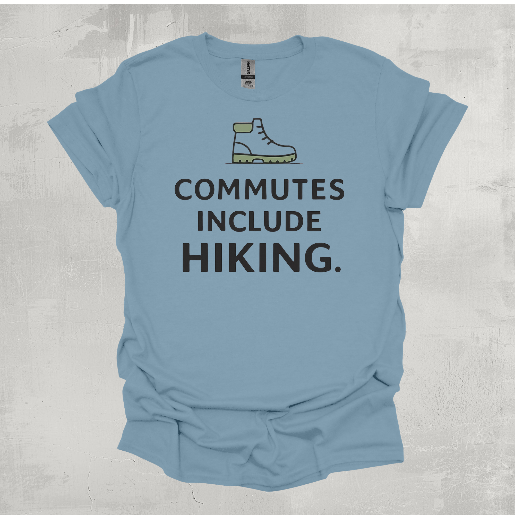 Commutes Include Hiking Graphic T-Shirt
