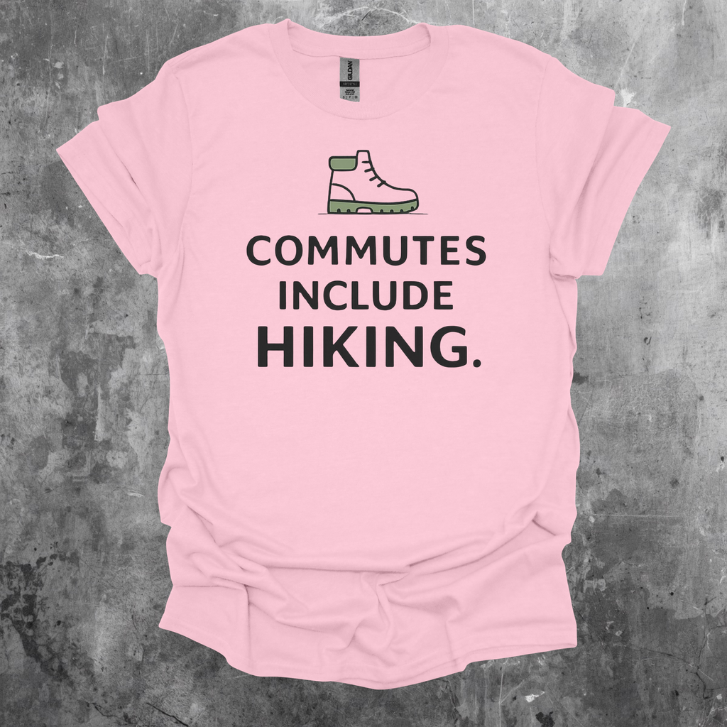Commutes Include Hiking Graphic T-Shirt
