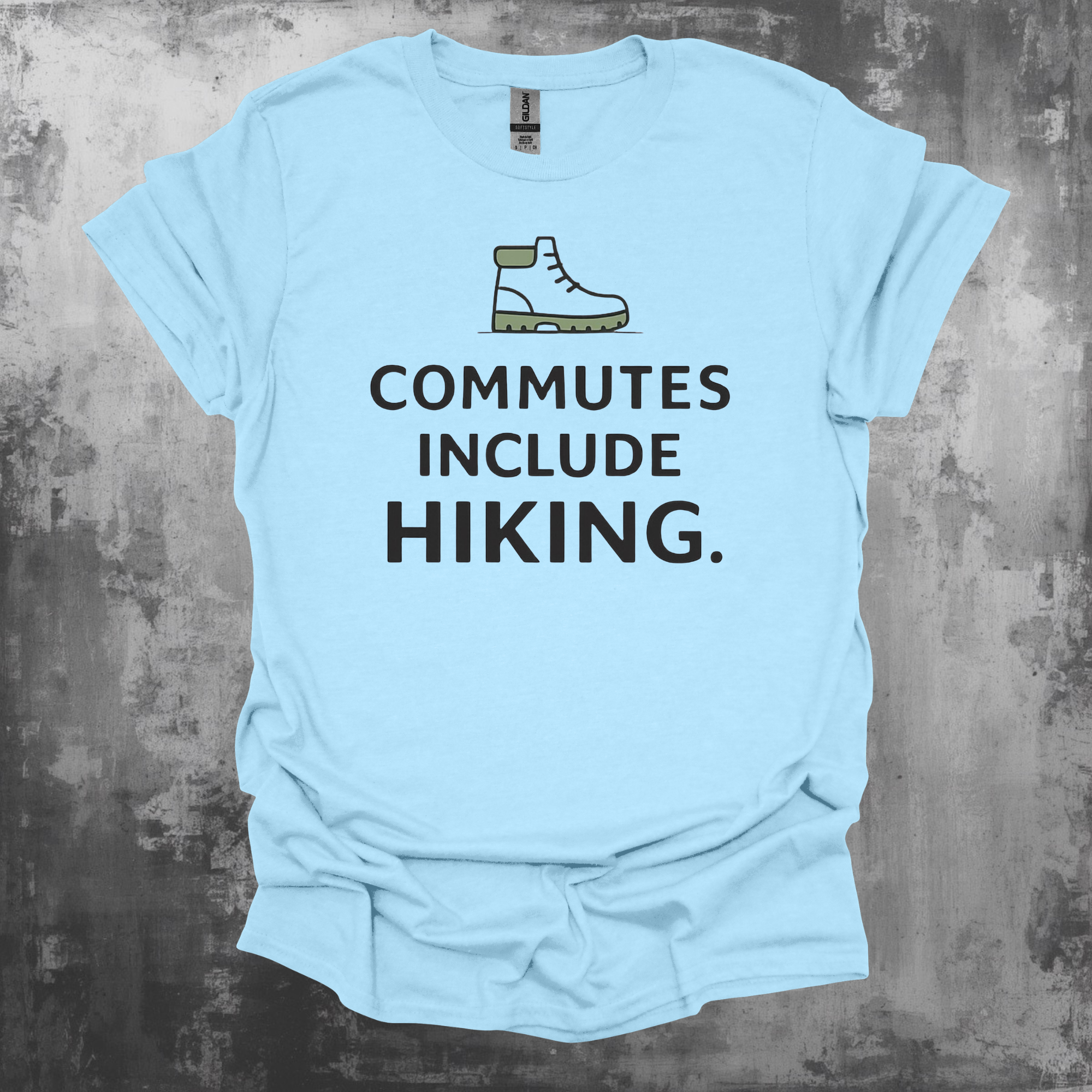 Commutes Include Hiking Graphic T-Shirt