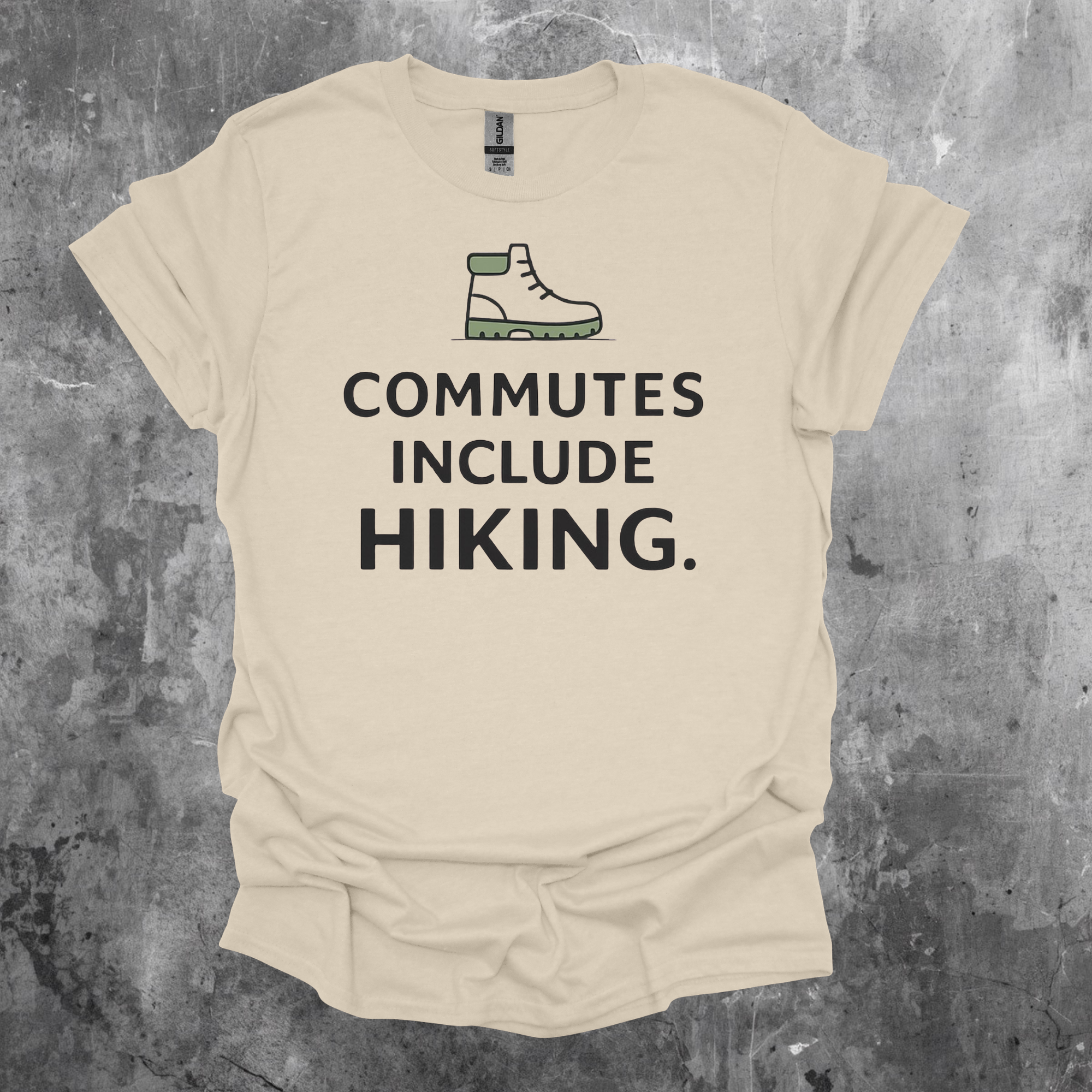 Commutes Include Hiking Graphic T-Shirt