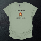 Camp More Worry Less 2 Graphic T-Shirt