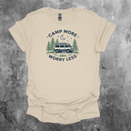 Camp More Worry Less Graphic T-Shirt