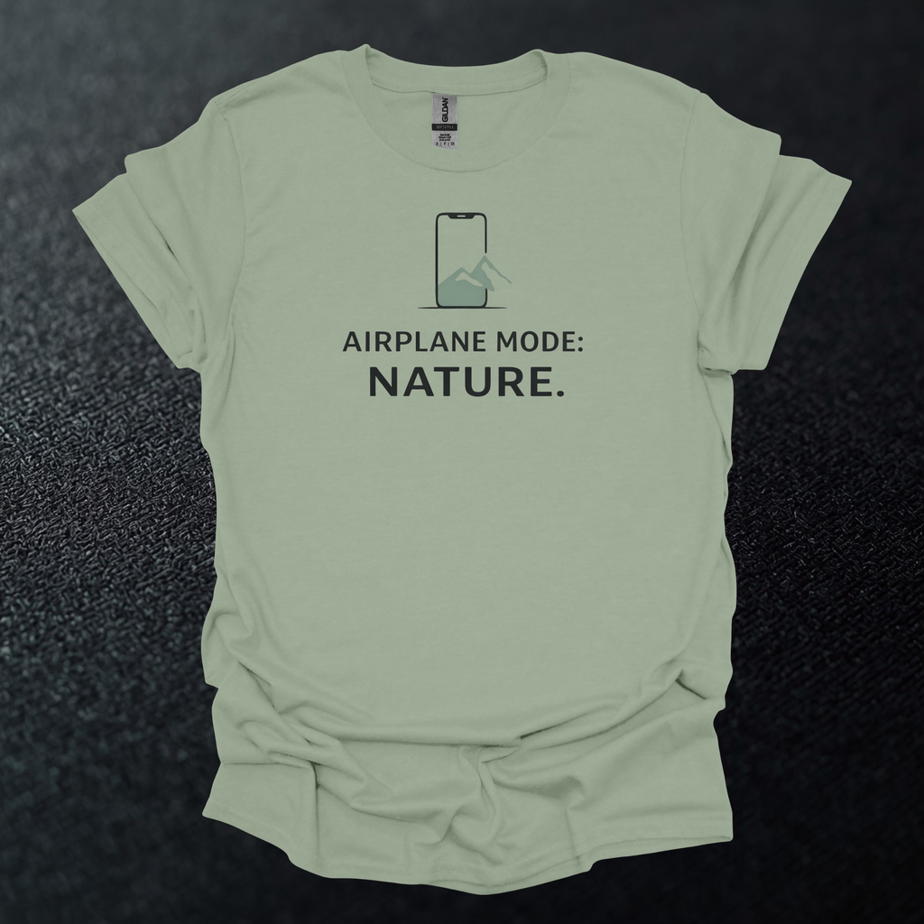 Airplane Mode. NATURE. T-Shirt