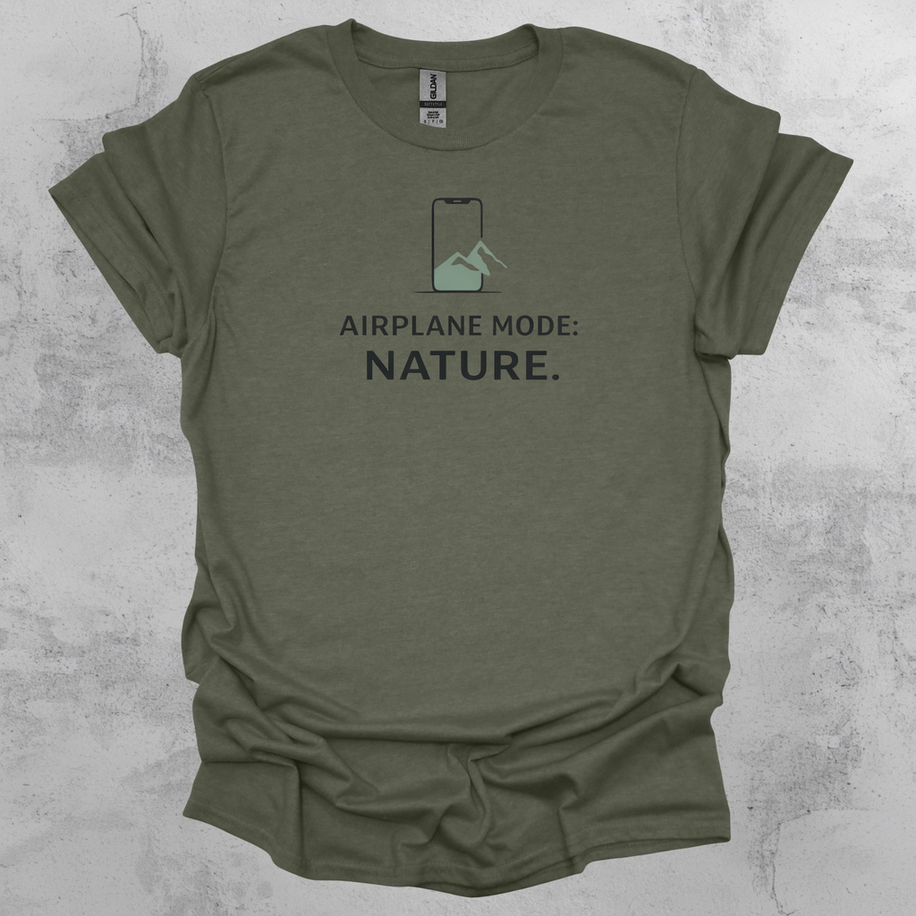Airplane Mode. NATURE. T-Shirt