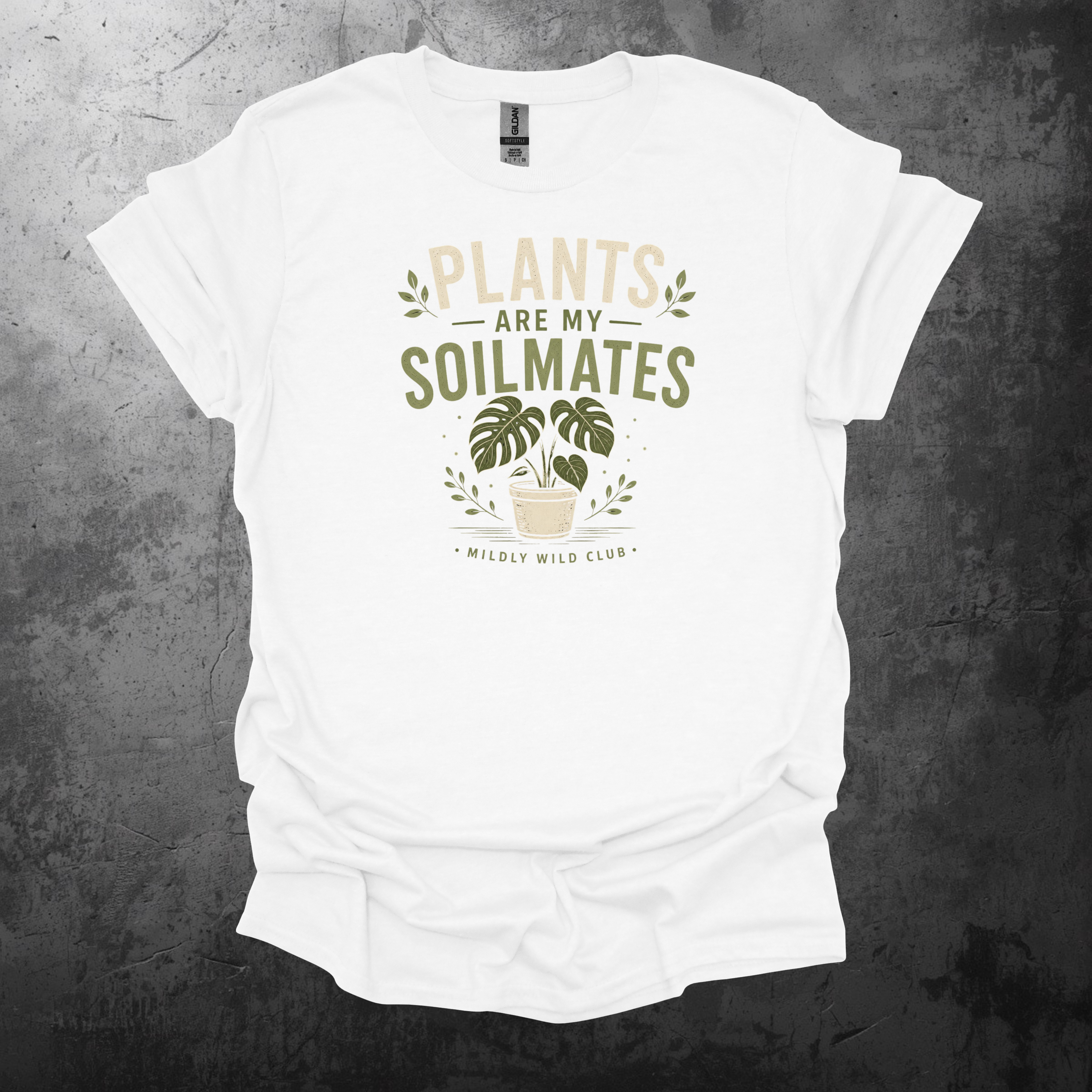 Plants Are My Soilmates T-Shirt — Cute Plant Lover Graphic Tee