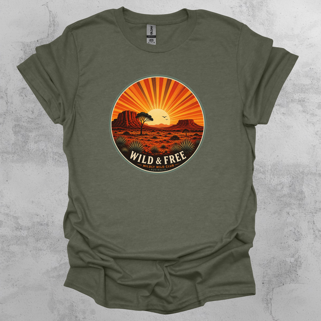 Wild & Free Sunset Mildly Wild Club T-Shirt