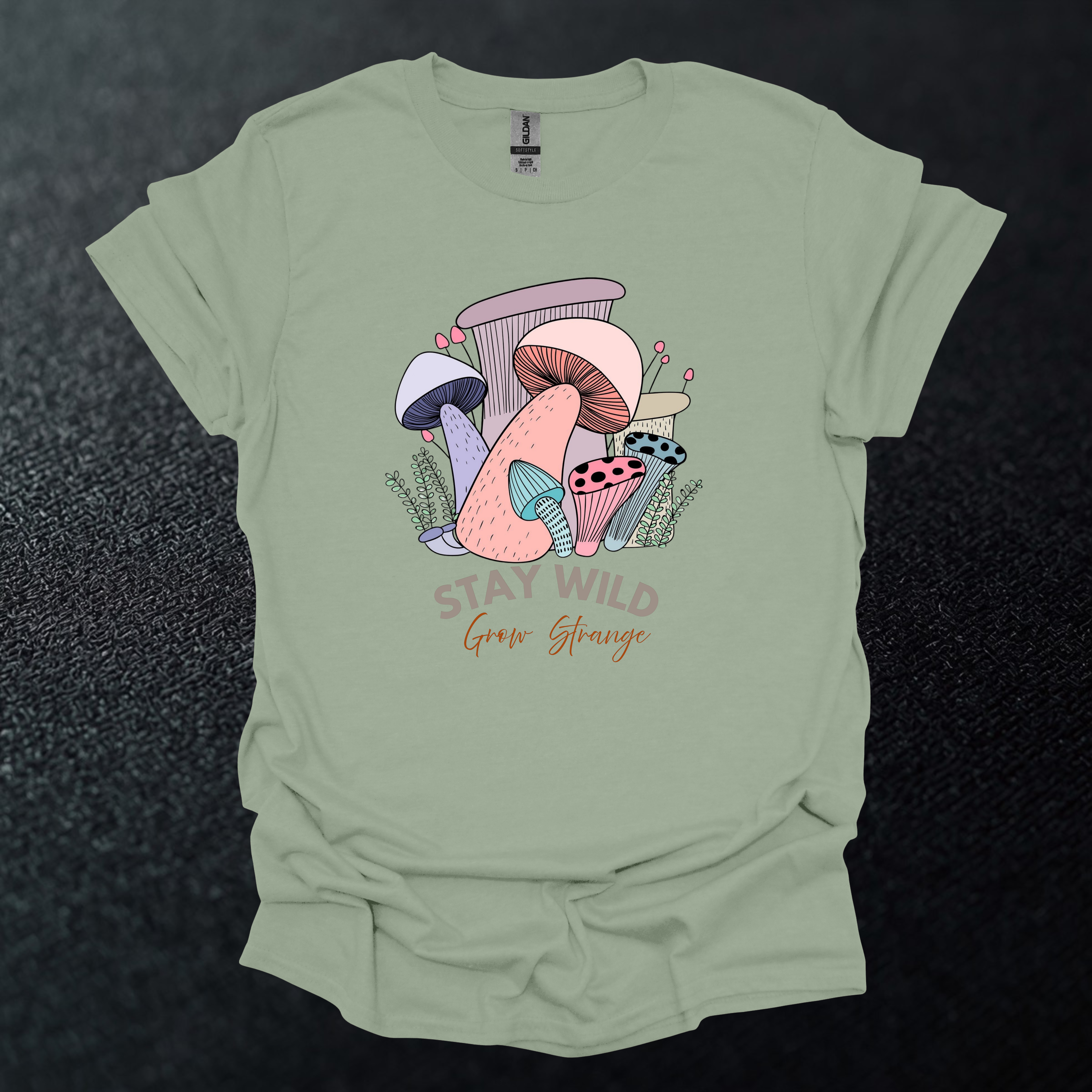 Stay Wild Grow Strange Graphic T-Shirt
