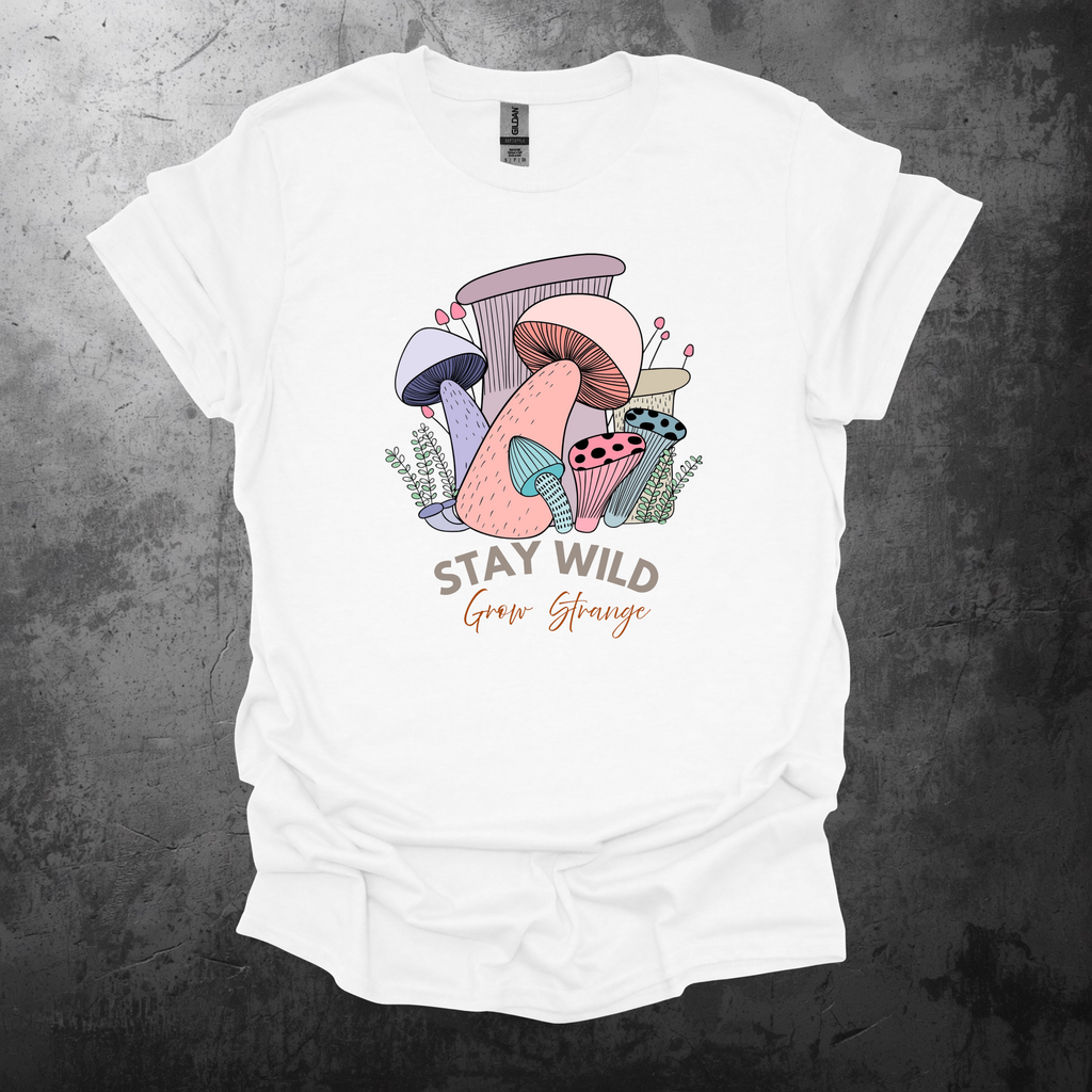Stay Wild Grow Strange Graphic T-Shirt