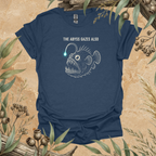 The Abyss Gazes Also | Anglerfish Unisex T-Shirt | Deep Sea Wildlife Art