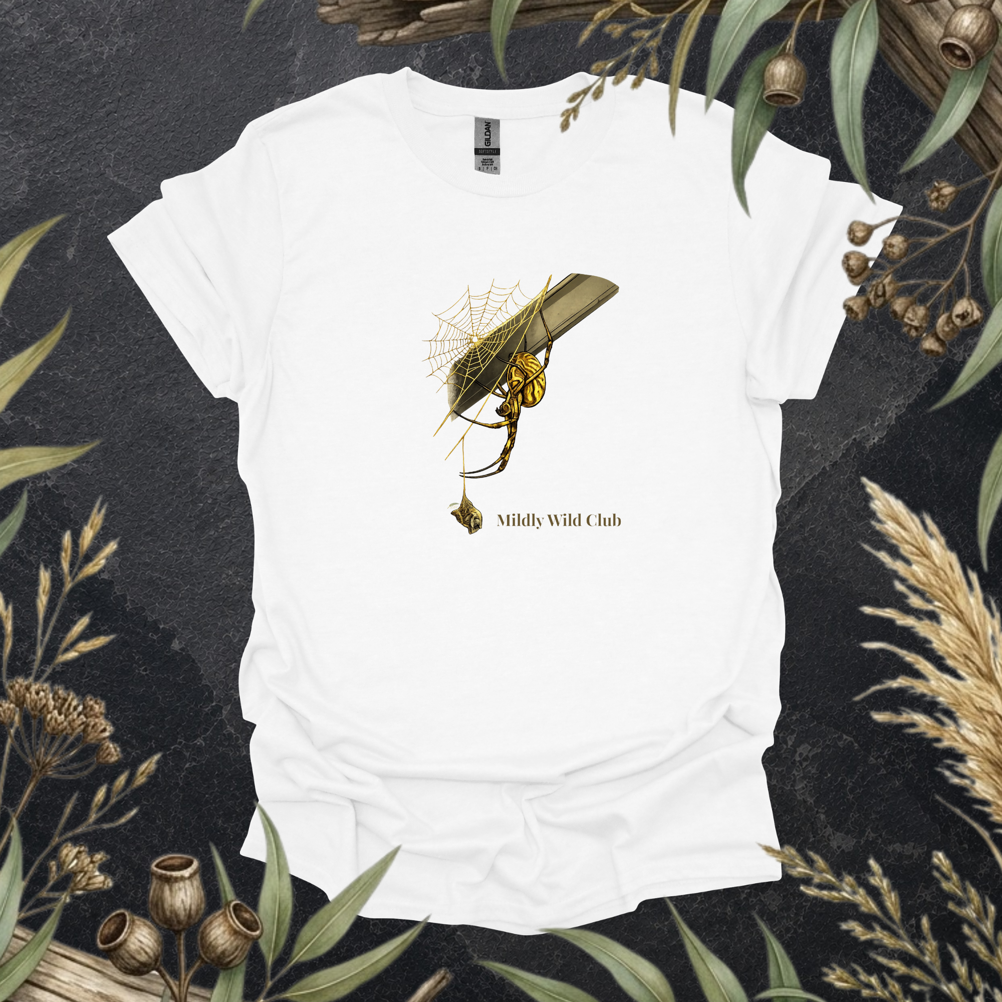 Golden Orb Spider | Nature's Master Weaver Unisex T-Shirt | Australian Wildlife Art