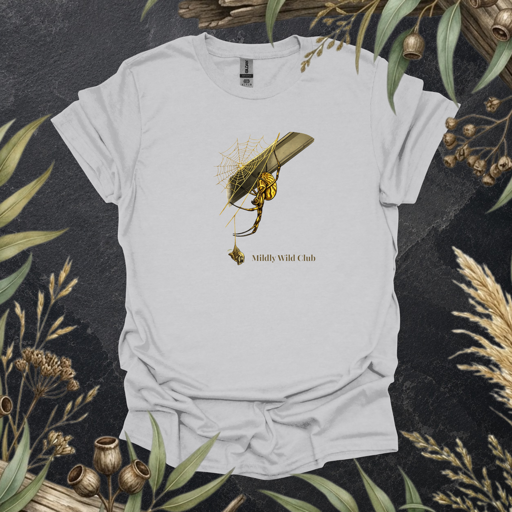 Golden Orb Spider | Nature's Master Weaver Unisex T-Shirt | Australian Wildlife Art