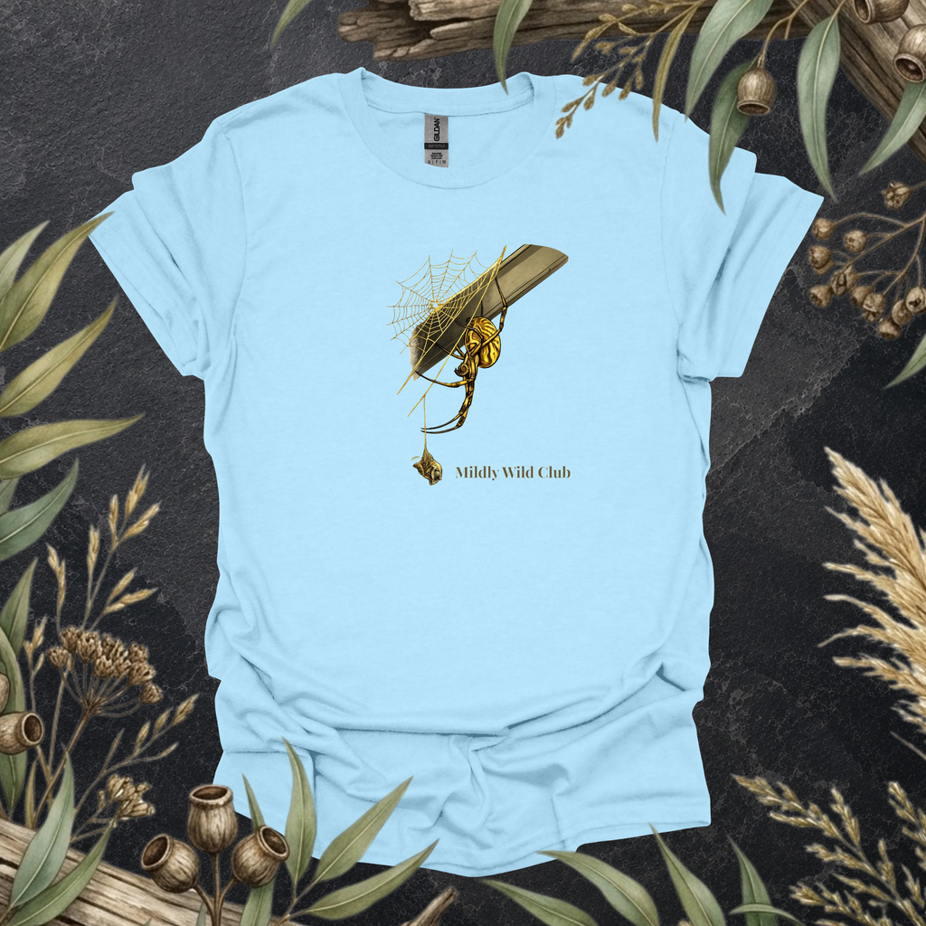 Golden Orb Spider | Nature's Master Weaver Unisex T-Shirt | Australian Wildlife Art
