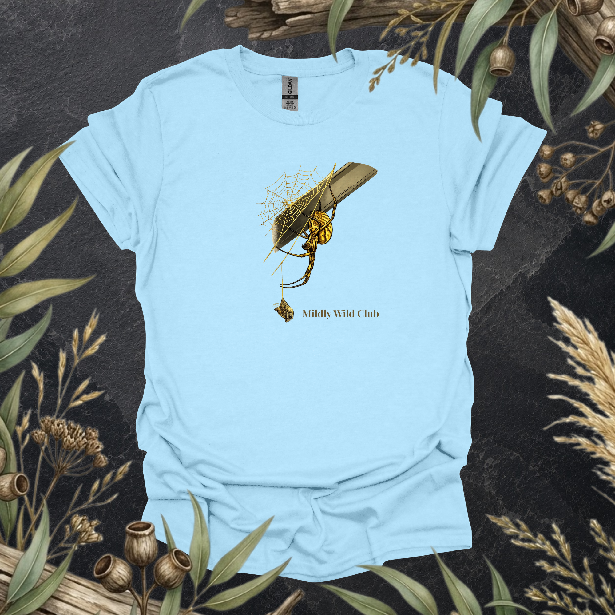 Golden Orb Spider | Nature's Master Weaver Unisex T-Shirt | Australian Wildlife Art