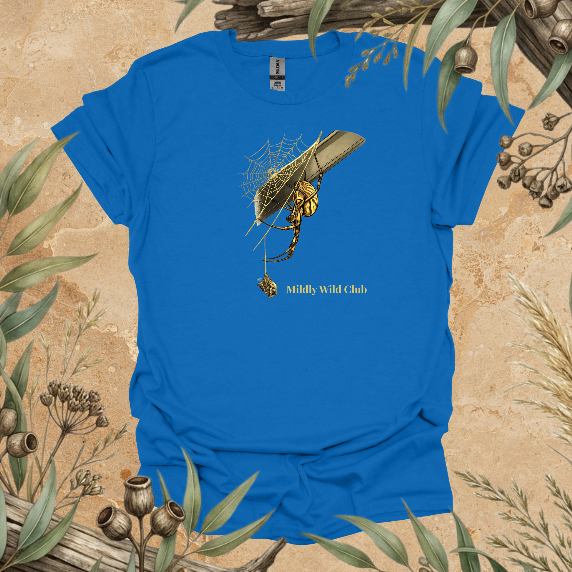 Golden Orb Spider | Nature's Master Weaver Unisex T-Shirt | Australian Wildlife Art