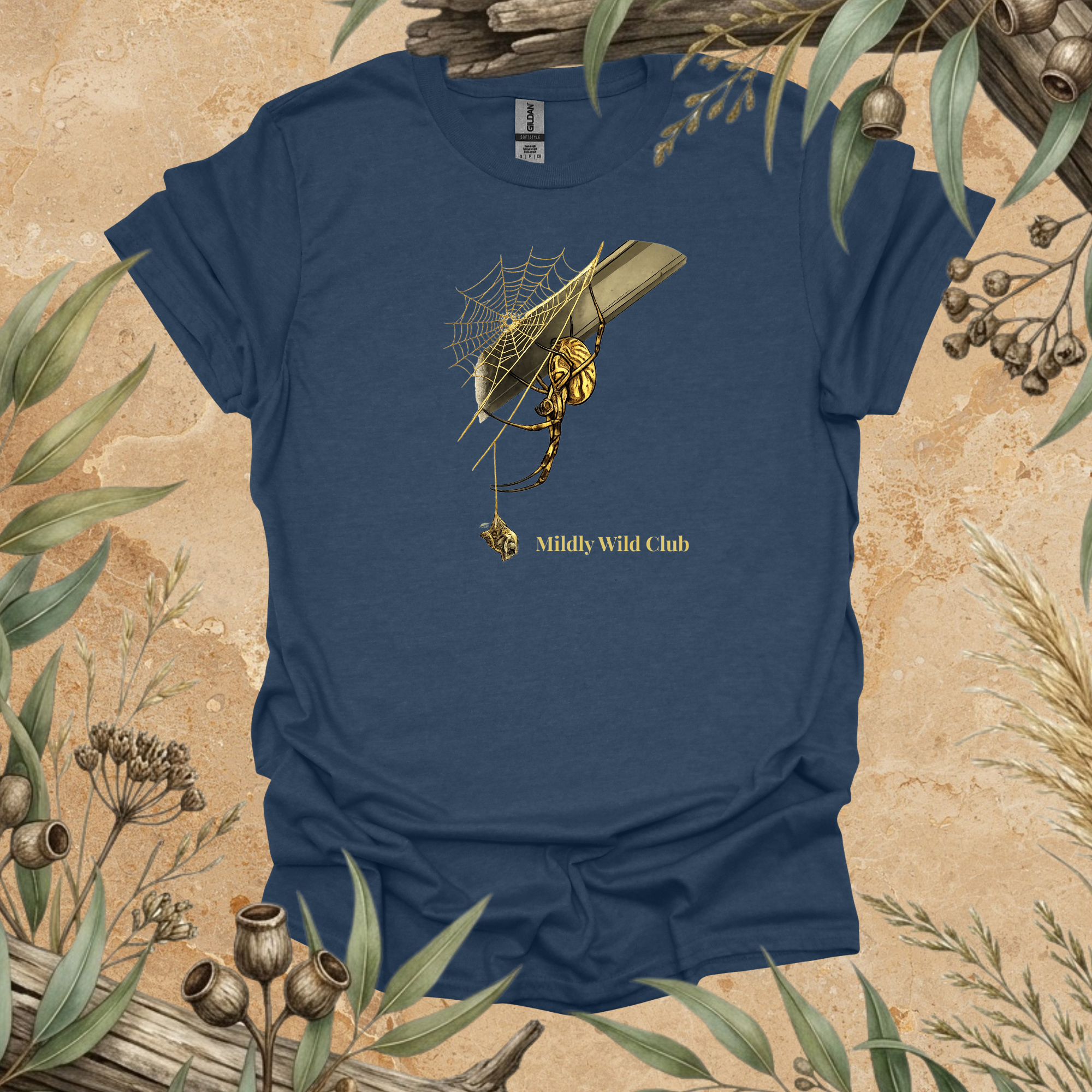 Golden Orb Spider | Nature's Master Weaver Unisex T-Shirt | Australian Wildlife Art