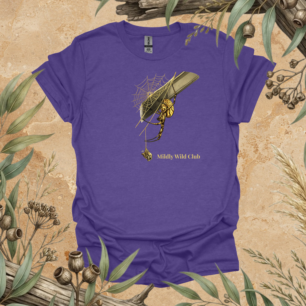 Golden Orb Spider | Nature's Master Weaver Unisex T-Shirt | Australian Wildlife Art