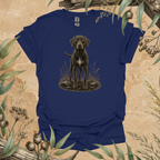 German Shorthaired Pointer | Contour Wildlife Art Unisex T-Shirt | GSP Dog Lover Gift