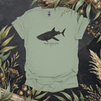Whale Shark | Contour Art Unisex T-Shirt | Ocean Wildlife Apparel | Mildly Wild Club