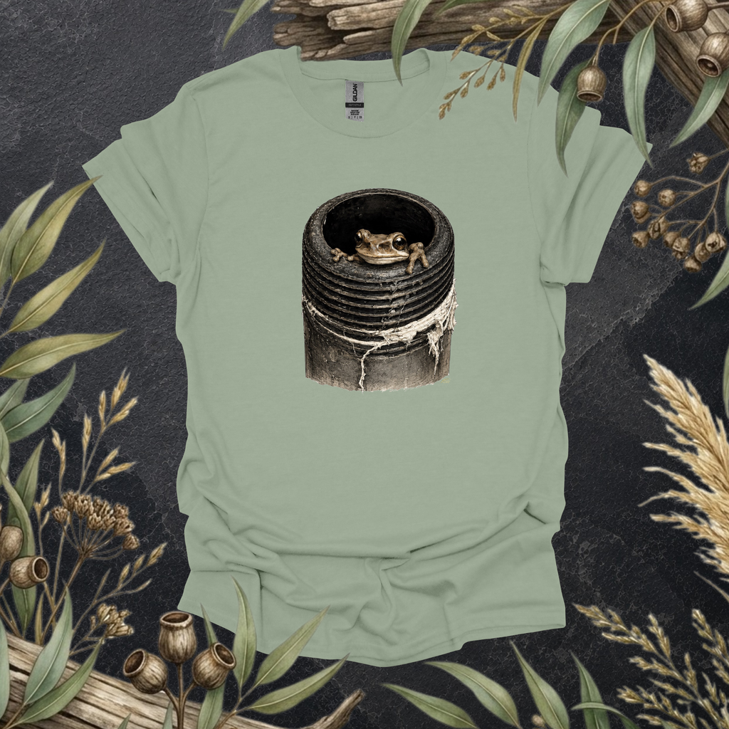 Curious Tree Frog | Australian Frog Unisex T-Shirt | Wildlife Art | Mildly Wild Club