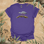White-faced Heron | Australian Bird Unisex T-Shirt | Original Wildlife Art | Mildly Wild Club