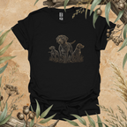 German Shorthaired Pointer Trio | Contour Art Unisex T-Shirt | GSP Dog Lover Gift | Mildly Wild Club