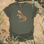 Eastern Bearded Dragon | Australian Lizard Unisex T-Shirt | Original Wildlife Art | Mildly Wild Club