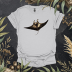 Manta Ray | Contour Art Unisex T-Shirt | Ocean Wildlife Apparel | Mildly Wild Club
