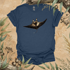 Manta Ray | Contour Art Unisex T-Shirt | Ocean Wildlife Apparel | Mildly Wild Club
