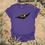 Manta Ray | Contour Art Unisex T-Shirt | Ocean Wildlife Apparel | Mildly Wild Club