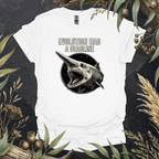 Evolution Had a Deadline | Funny Goblin Shark Unisex T-Shirt | Ocean Lover Gift
