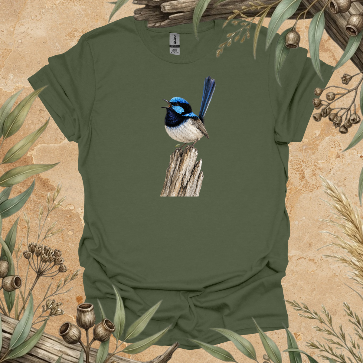 Superb Fairywren T-Shirt | Australian Bird Art