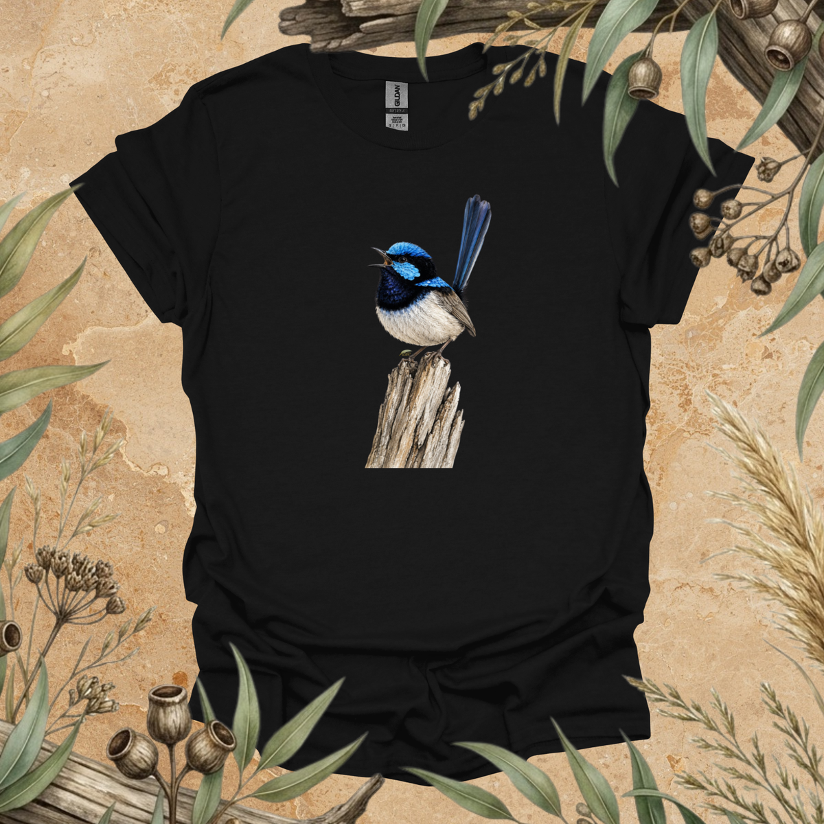Superb Fairywren T-Shirt | Australian Bird Art