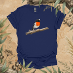 Scarlet Robin T-Shirt – Australian Bird & Wildlife Art | Mildly Wild Club