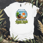Goldfish Think Tank T-Shirt | Funny Office Fish Design