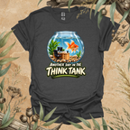 Goldfish Think Tank T-Shirt | Funny Office Fish Design