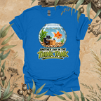 Goldfish Think Tank T-Shirt | Funny Office Fish Design