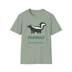 Skunk Friendly From A Distance Graphic T-Shirt